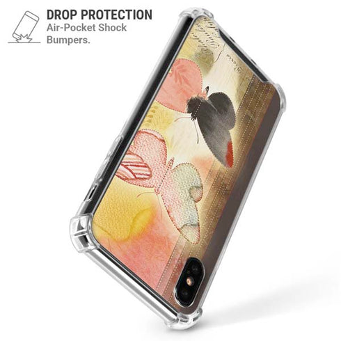 Haiku Butterfly iPhone XS Max Clear Case